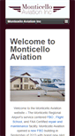 Mobile Screenshot of monticello-aviation.com